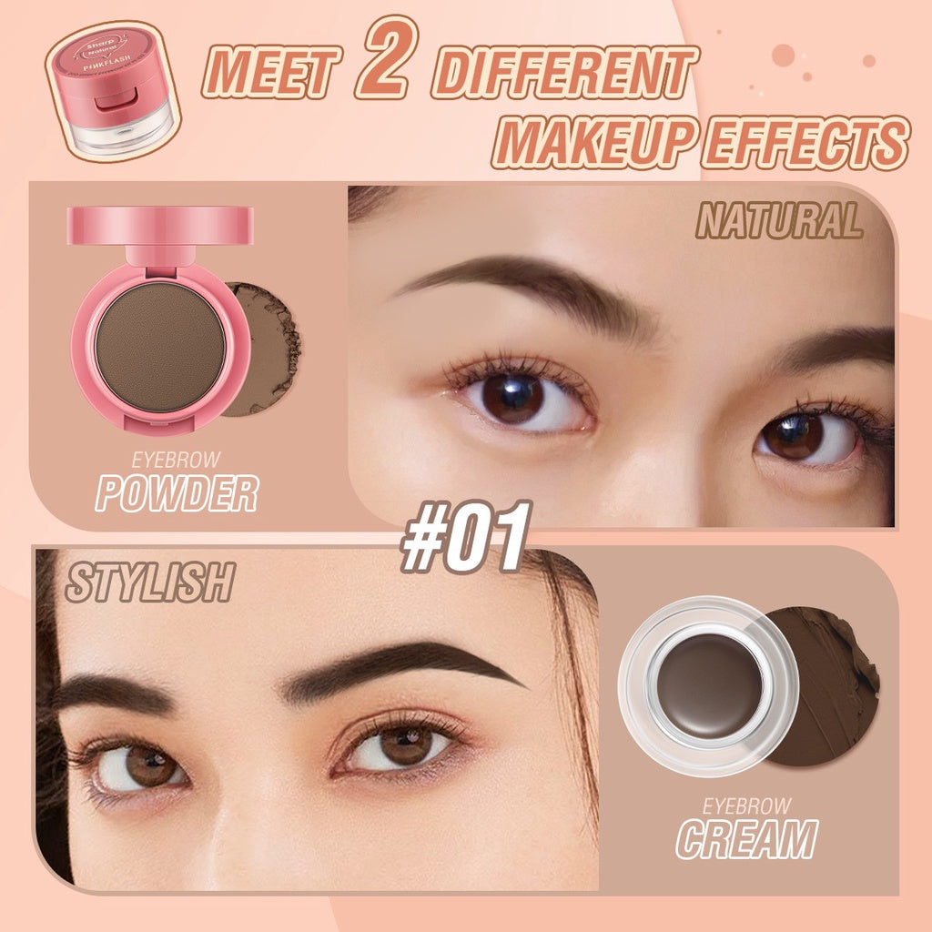 PINK FLASH Eyebrow Kit (Pomade)