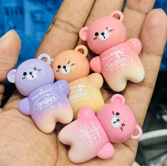 kiss Beauty Bear Lipgloss | Nourishing Formula | Kiss Beauty