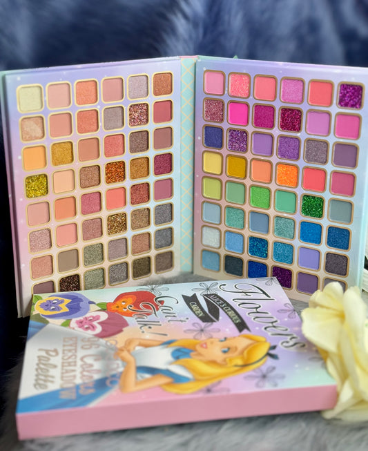 Flowers 96 Colors Eyeshadow Palette - Ultimate Makeup Collection