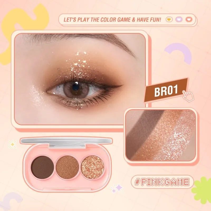 PINKFLASH 3 Pan Eyeshadow