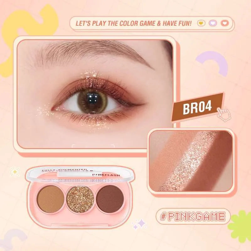 PINKFLASH 3 Pan Eyeshadow