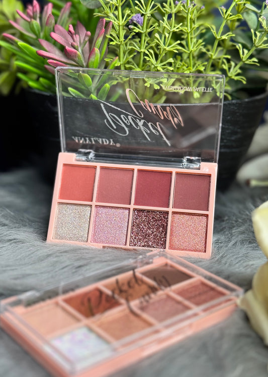 8-Color Mini Eyeshadow Palette | Neutral Shades | ANYLADY