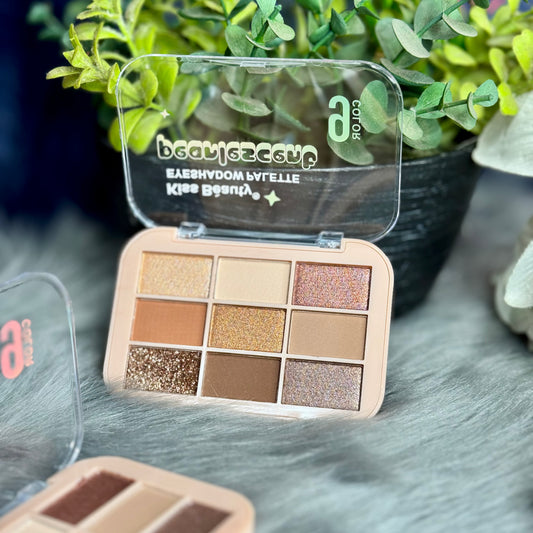 9-Color Eyeshadow Palette - Perfect for Bold and Subtle Looks